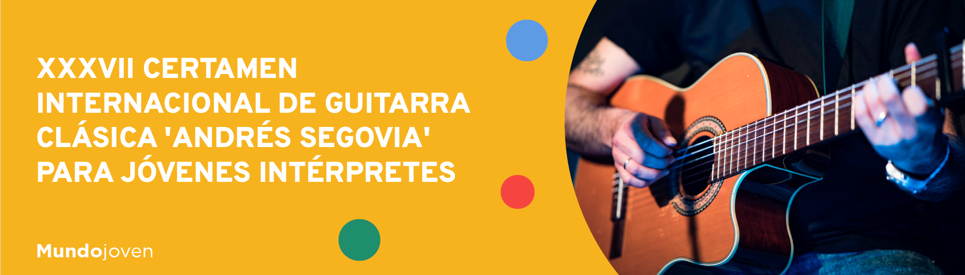 XXXVII Certamen Internacional de Guitarra Clásica 'Andrés Segovia' para jóvenes intérpretes