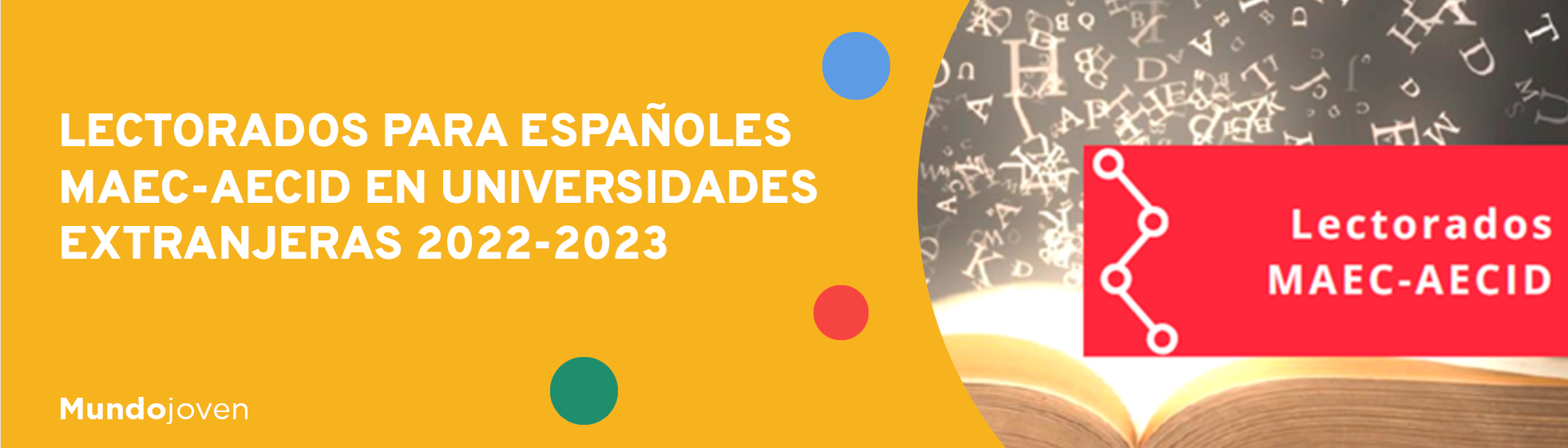 Lectorados para españoles MAEC-AECID en universidades extranjeras 2022-2023