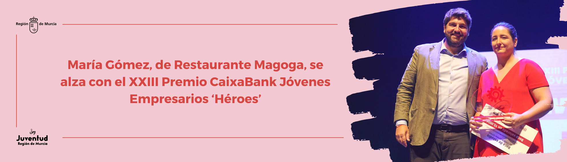 María Gómez, de Restaurante Magoga, se alza con el XXIII Premio CaixaBank Jóvenes Empresarios ‘Héroes’