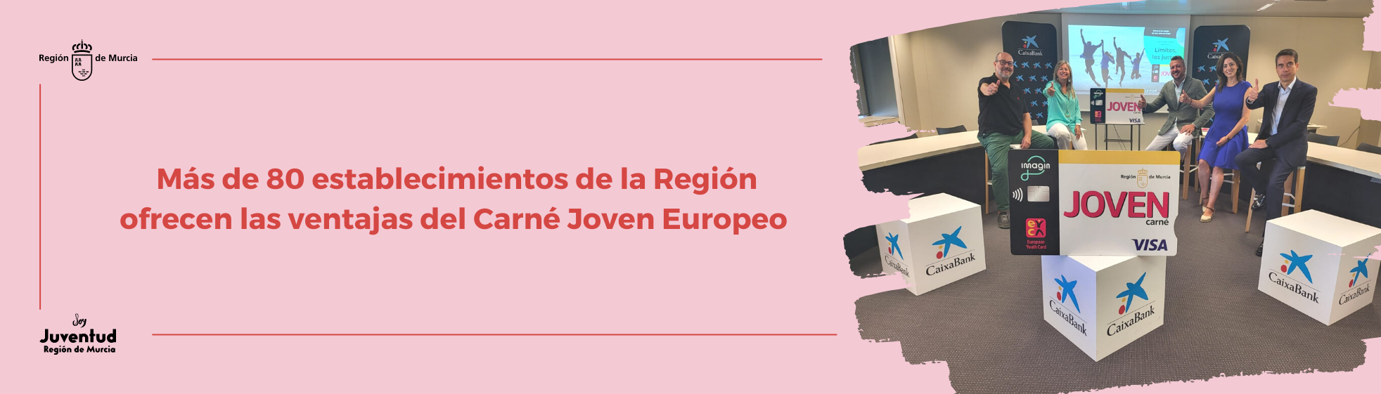 Más de 80 establecimientos de la Región ofrecen las ventajas del Carné Joven Europeo