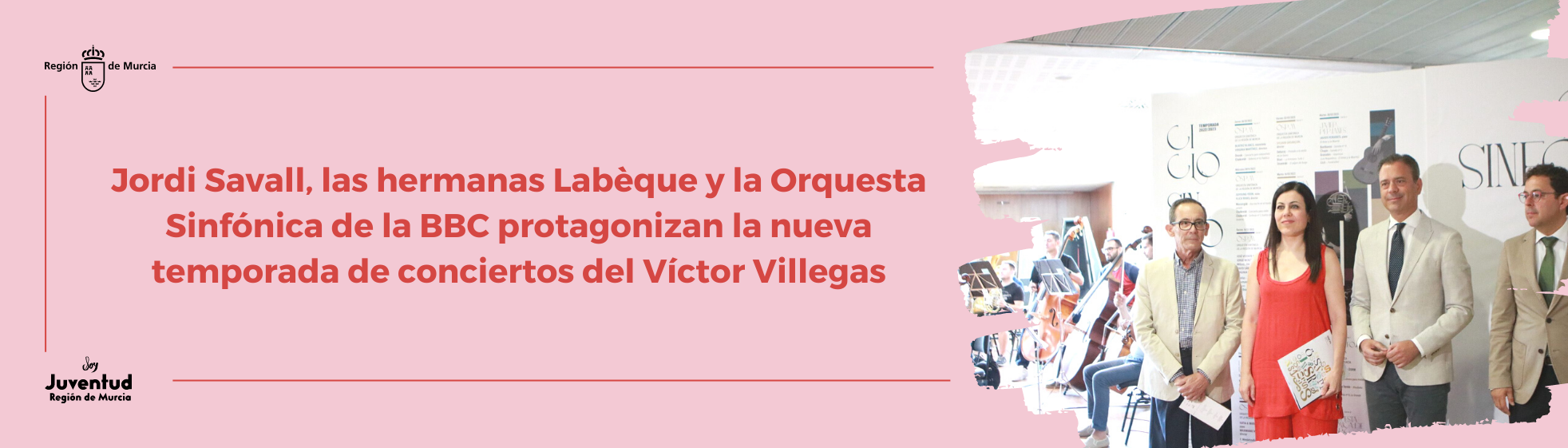 Jordi Savall, las hermanas Labèque y la Orquesta Sinfónica de la BBC protagonizan la nueva temporada de conciertos del Víctor Villegas