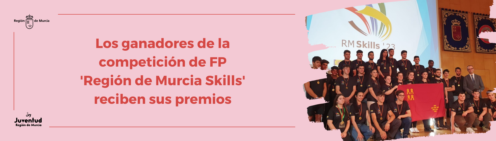 Los ganadores de la competición de FP 'Región de Murcia Skills' reciben sus premios
