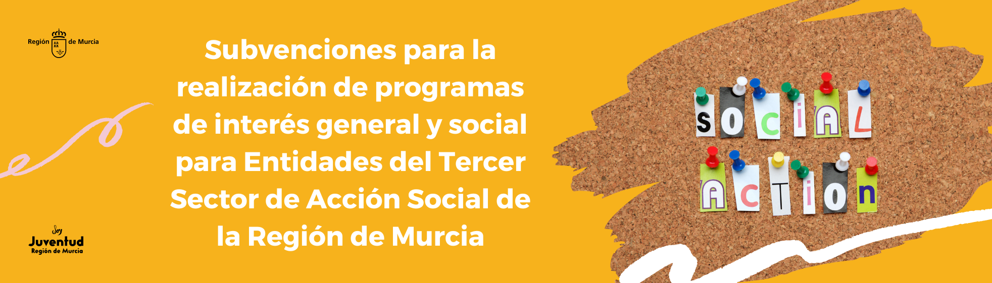 Subvenciones para la realización de programas de interés general y social para Entidades del Tercer Sector de Acción Social de la Región de Murcia