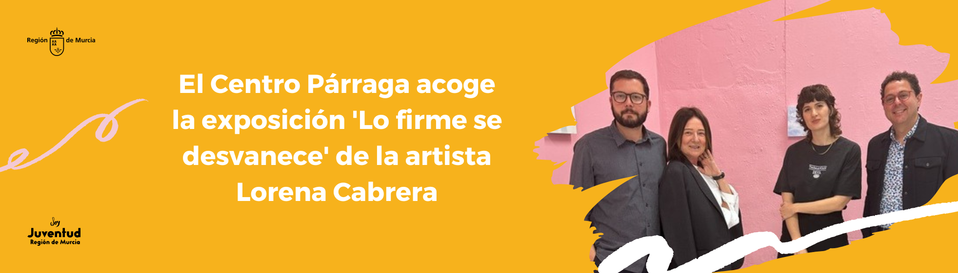 El Centro Párraga acoge la exposición 'Lo firme se desvanece' de la artista Lorena Cabrera