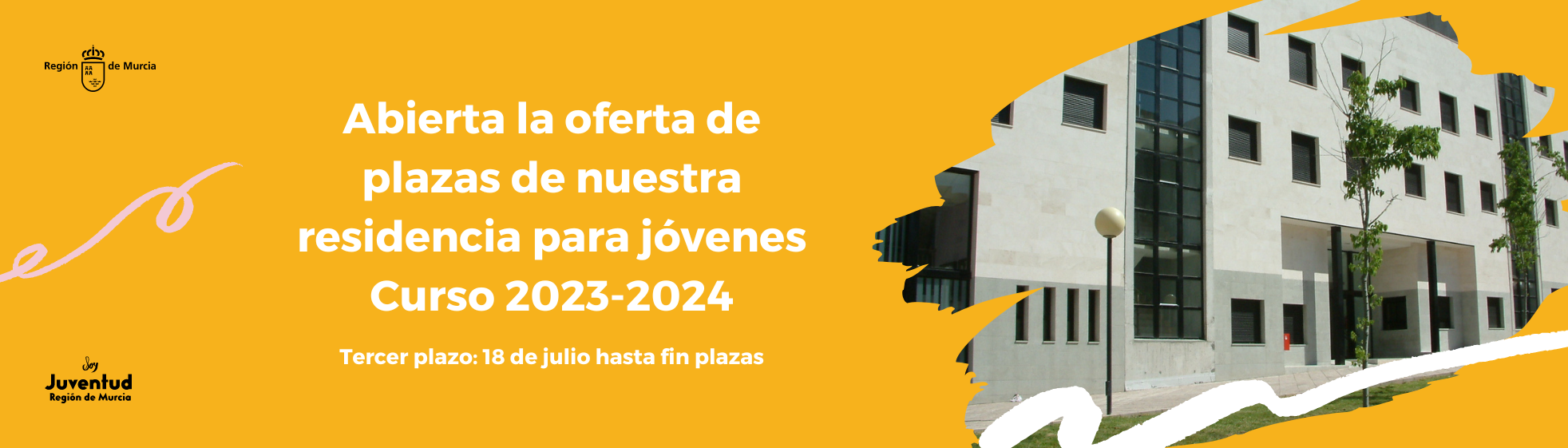 Abierta la oferta de plazas de nuestra residencia para jóvenes - Curso 2023-2024